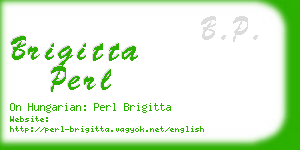 brigitta perl business card